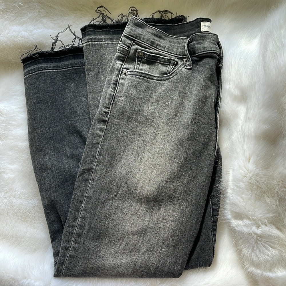 Gap flare black jeans